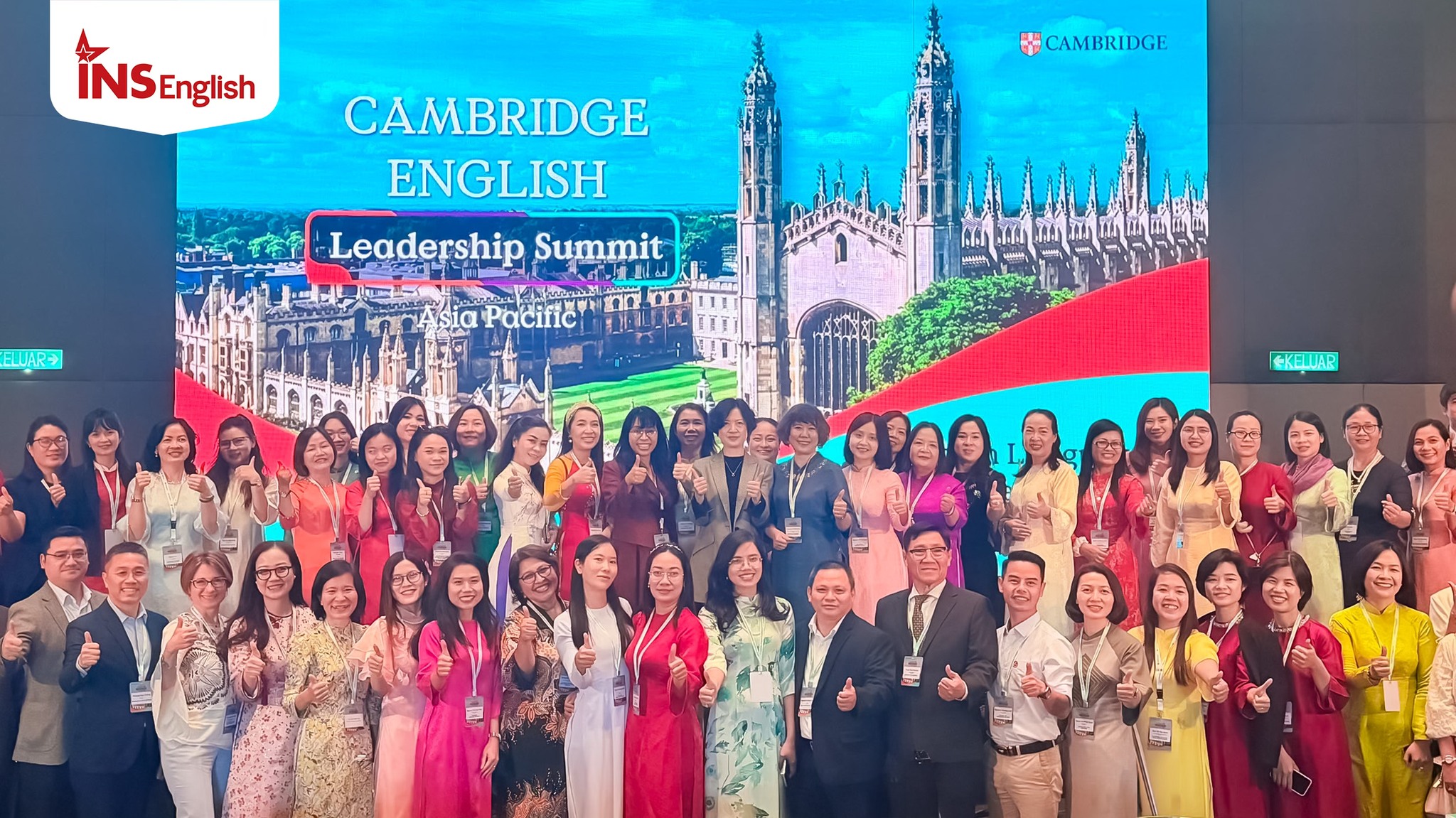ĐẠI DIỆN INS ENGLISH THAM DỰ CAMBRIDGE ENGLISH LEADERSHIP SUMMIT 2026 TẠI MALAYSIA